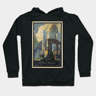 Vintage Chicago Poster Hoodie